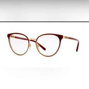 Burberry Red and Gold Women's Glasses